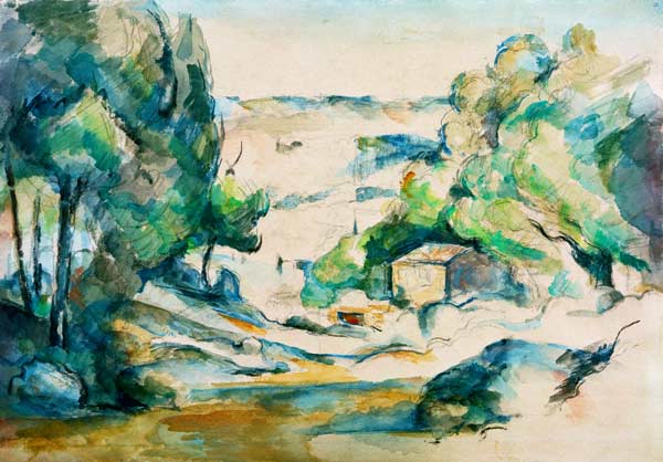 Landscape in the Provence a Paul Cézanne