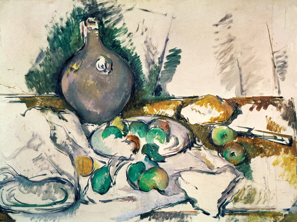 Still-life with Water-bottle a Paul Cézanne