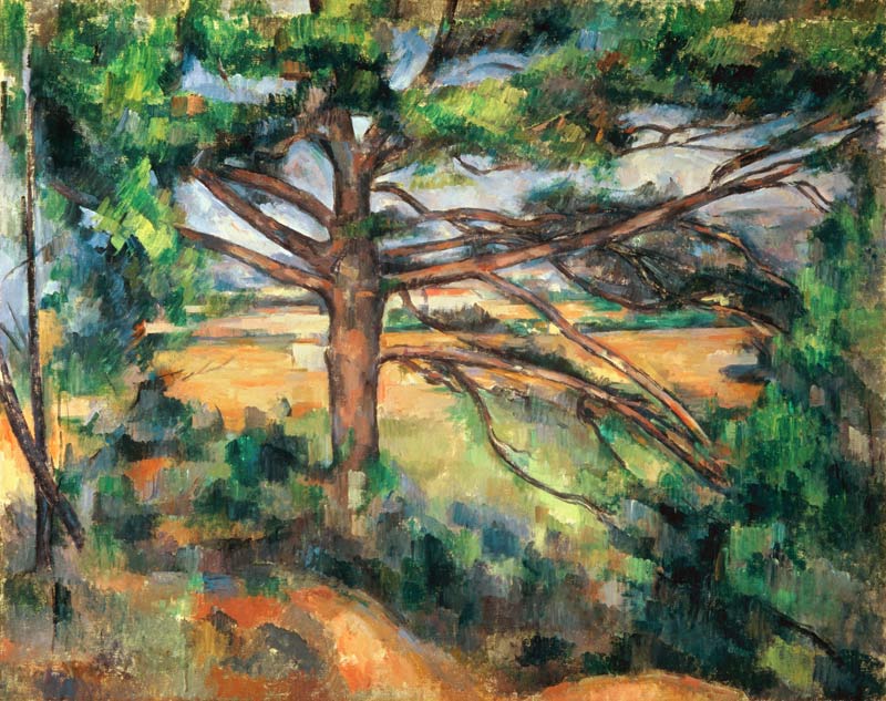 The Large Pine a Paul Cézanne