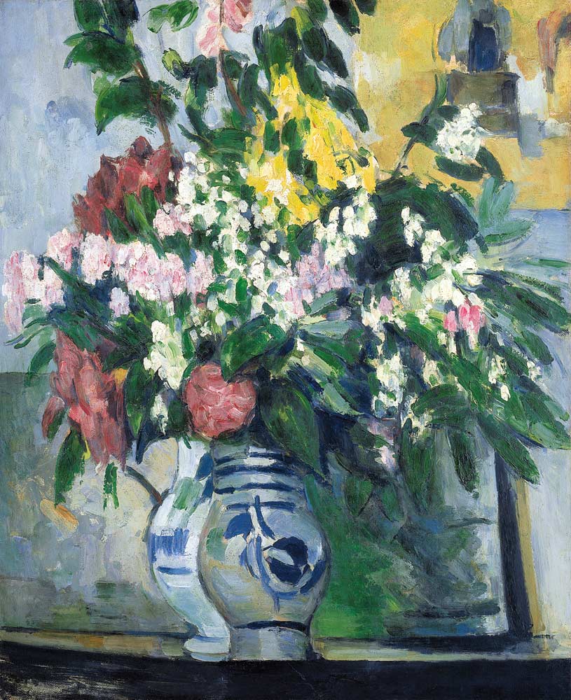 Zwei Vasen mit Blumen a Paul Cézanne
