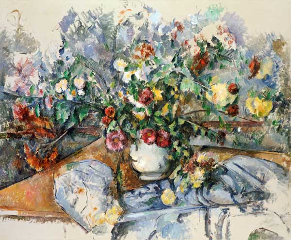 A Large Bouquet of Flowers, c.1892-95 a Paul Cézanne
