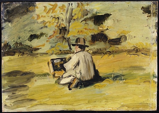 A Painter at Work a Paul Cézanne