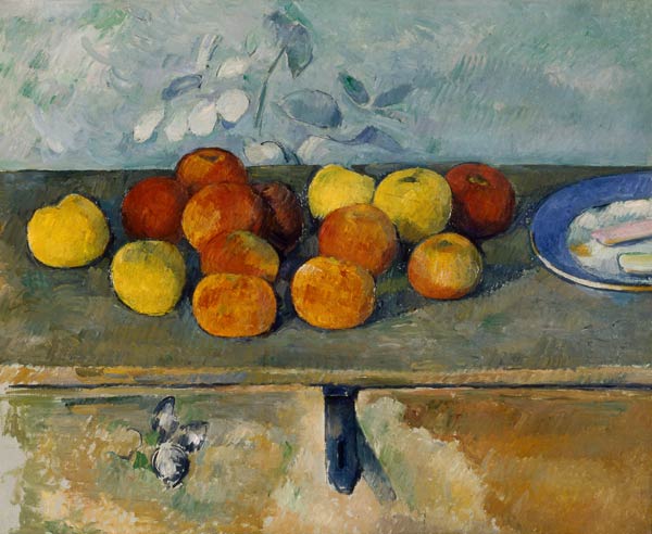 Apples a.Biscuits / Cezanne / c.1879/82 a Paul Cézanne