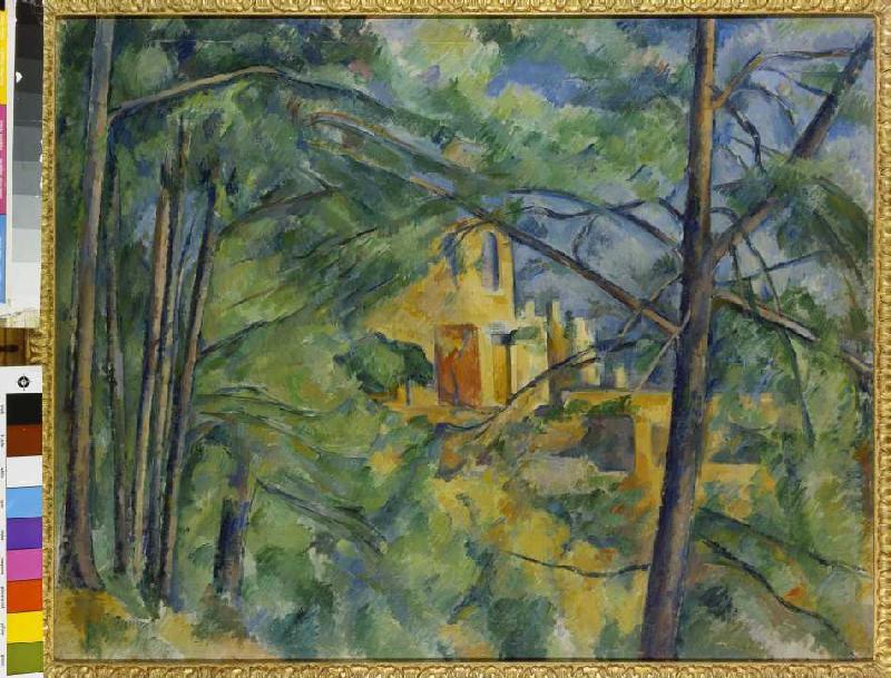 View of the Chateau Noir a Paul Cézanne
