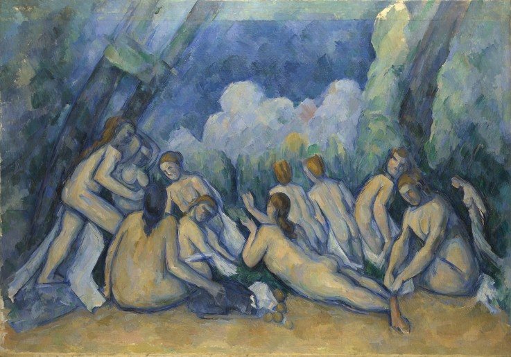 Bathers (Les Grandes Baigneuses) a Paul Cézanne