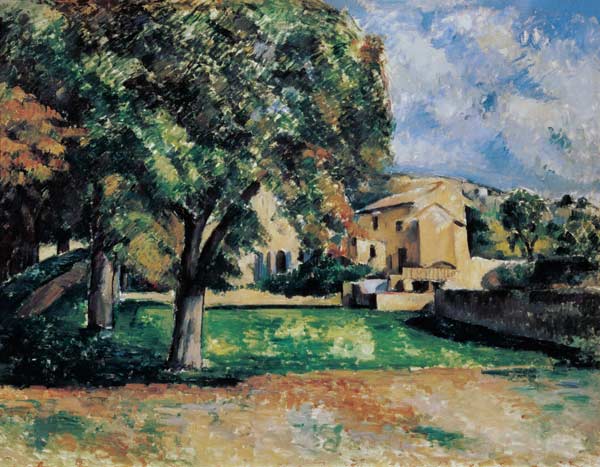 Bäume im Park von Jas de Bouffan a Paul Cézanne