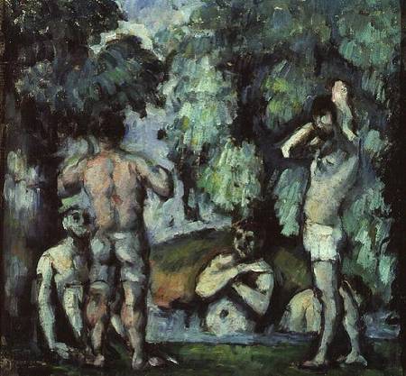 The Five Bathers a Paul Cézanne