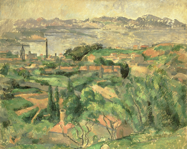 Bay of Marseille a Paul Cézanne