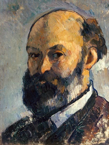 Self-portrait. a Paul Cézanne