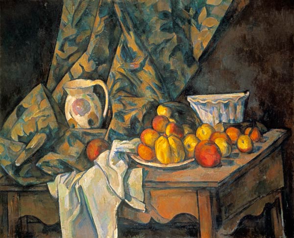 Still-life with apples a Paul Cézanne