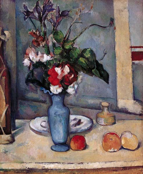 Il vaso blu a Paul Cézanne