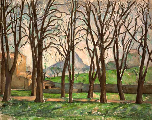 Chestnut trees at the Jas de Bouffan a Paul Cézanne