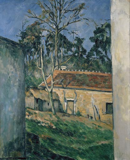 Cour de ferme a Auvers a Paul Cézanne