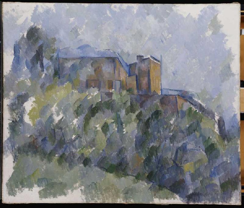 Das schwarze Haus (Le Chateau Noir) a Paul Cézanne