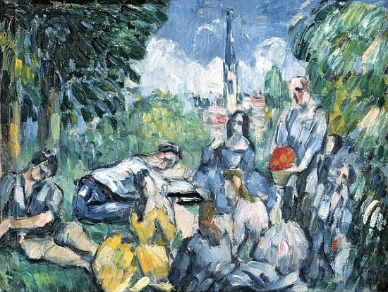 Dejeuner sur l''herbe, 1876-77 a Paul Cézanne