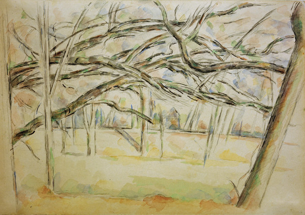 The Orchard a Paul Cézanne