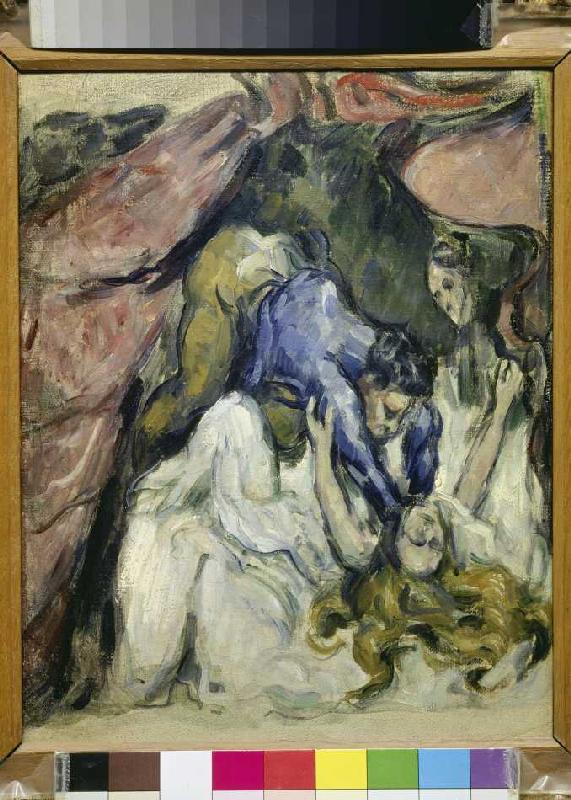 The strangled woman. a Paul Cézanne