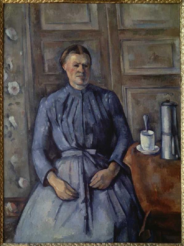 Femme are of La café animals a Paul Cézanne