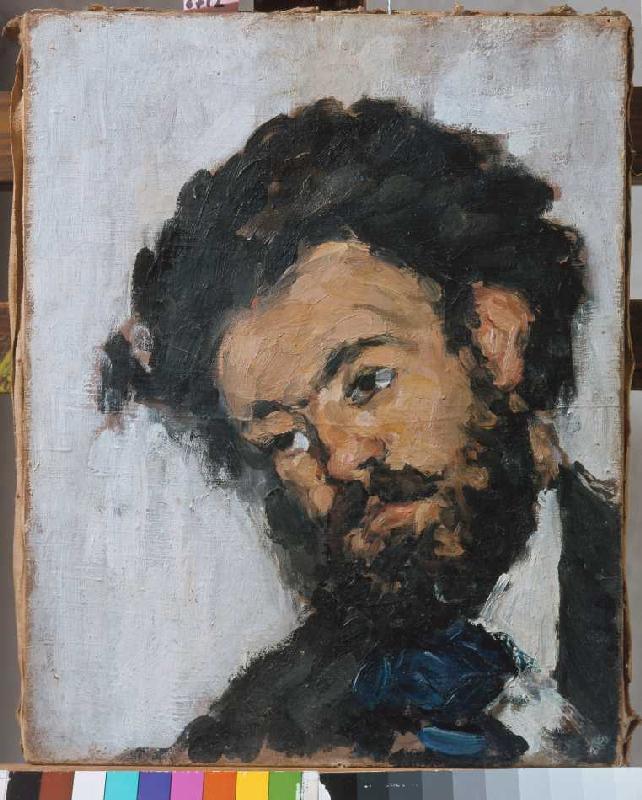 Fortuné Marion (black head) a Paul Cézanne