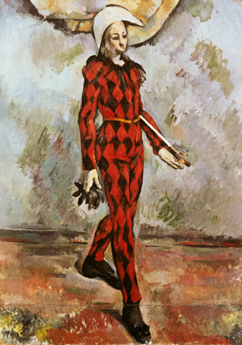 Harlequin a Paul Cézanne