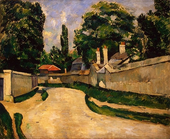 Houses Along a Road, c.1881 a Paul Cézanne