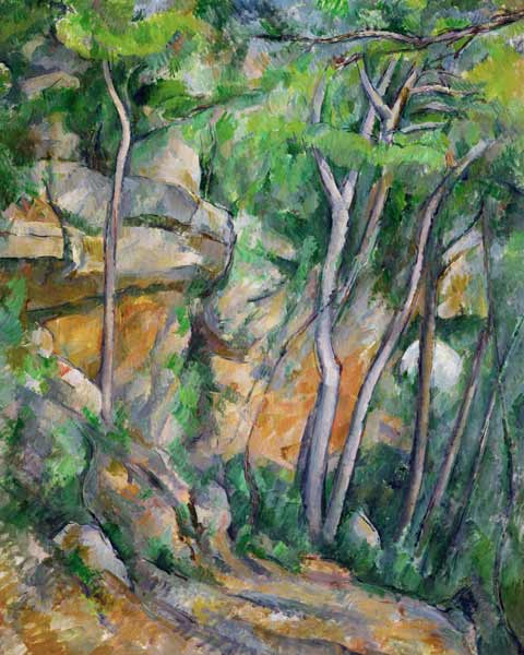 In the park of the Chateau Noir a Paul Cézanne