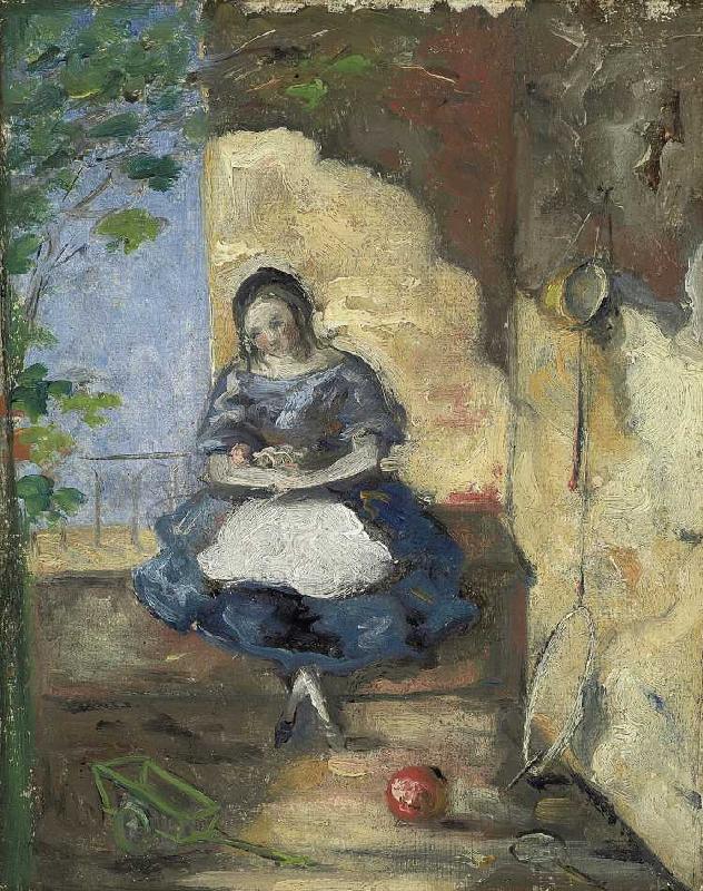 Kleines Mädchen (Fillette) a Paul Cézanne