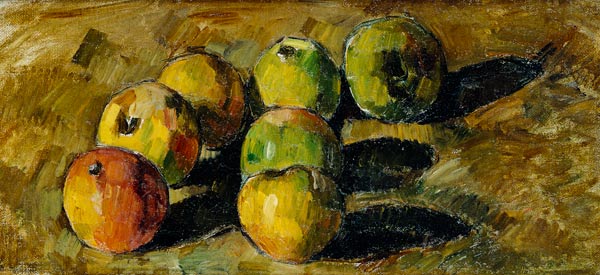 Still Life with Apples a Paul Cézanne