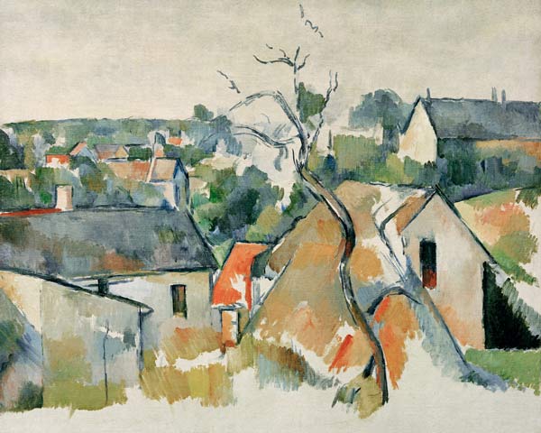 Les Toits a Paul Cézanne