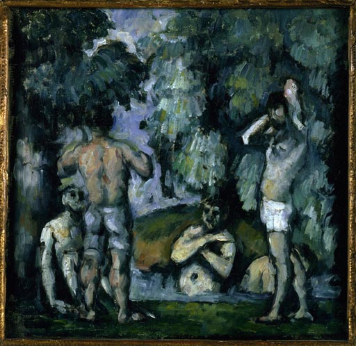 Les cinq baigneurs a Paul Cézanne