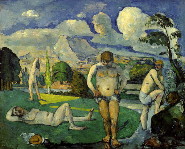 Les baigneurs au repos a Paul Cézanne