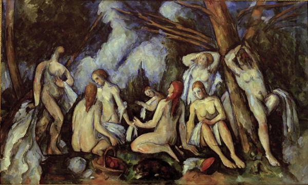 The large bathers a Paul Cézanne