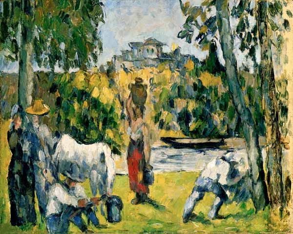 Life in the Fields a Paul Cézanne