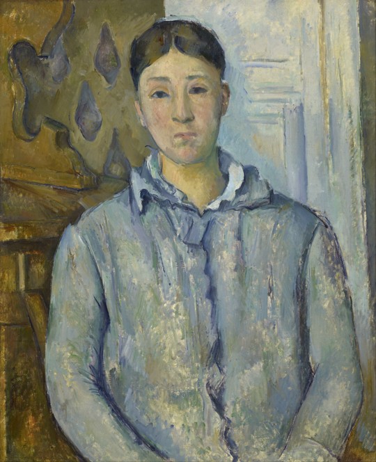 Madame Cézanne in Blue a Paul Cézanne