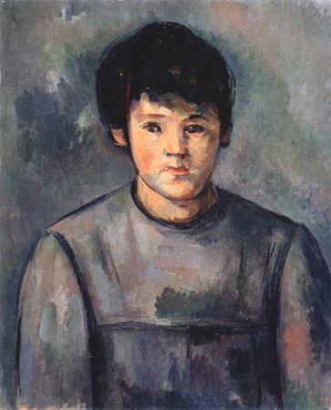 Girl portrait a Paul Cézanne