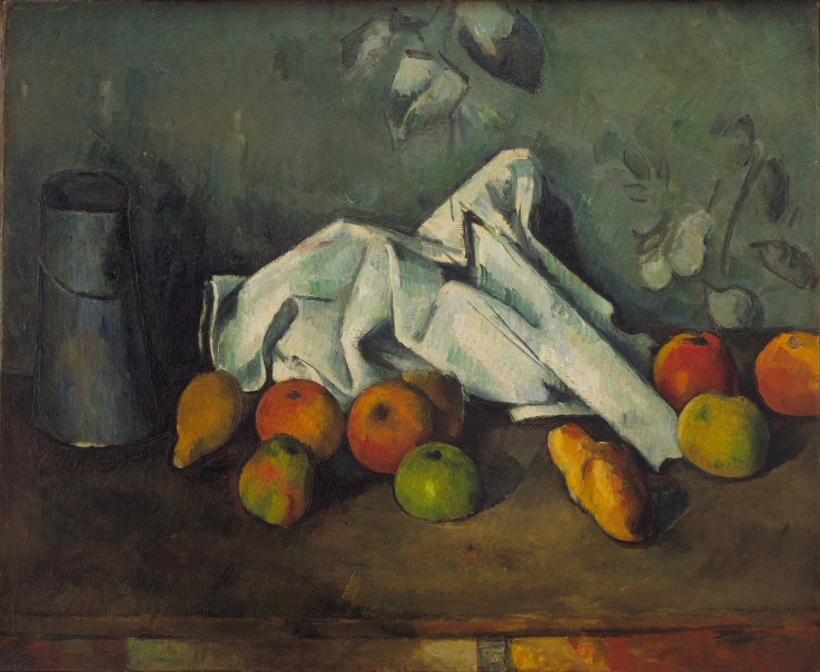 Milk Can and Apples a Paul Cézanne
