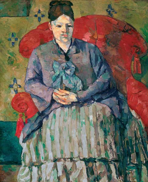 Portrait Madame Cezanne a Paul Cézanne