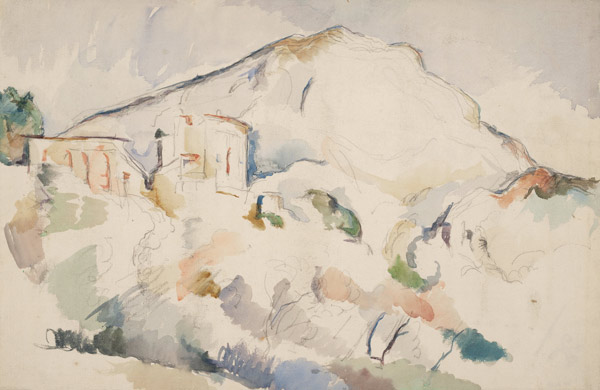 Château Noir and Mont Sainte-Victoire a Paul Cézanne