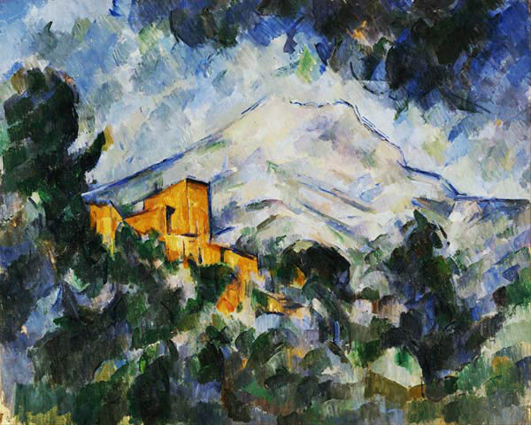 Mont Sainte-Victoire and Château Noir a Paul Cézanne