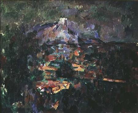 Montagne Sainte-Victoire from Lauves a Paul Cézanne