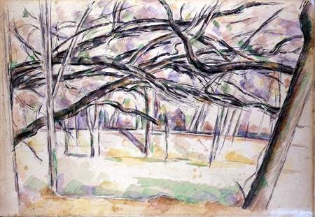 The Orchard a Paul Cézanne
