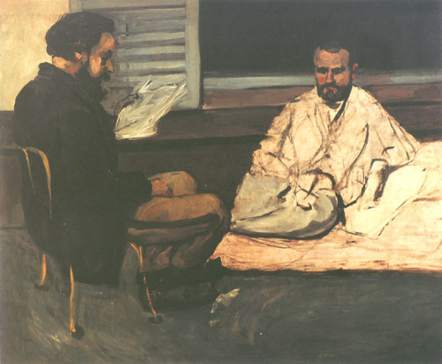 Paul Alexis reads Émile Zola in front of II a Paul Cézanne