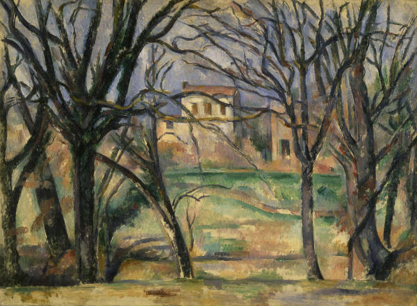 Cezanne / Arbres et Maisons / 1885/88 a Paul Cézanne