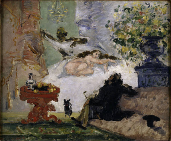 Cezanne, Paul, 1839-1906. ''Une moderne Olympia'' (A Modern Olympia), 1873. Oil on canvas, 46 x 55cm a Paul Cézanne