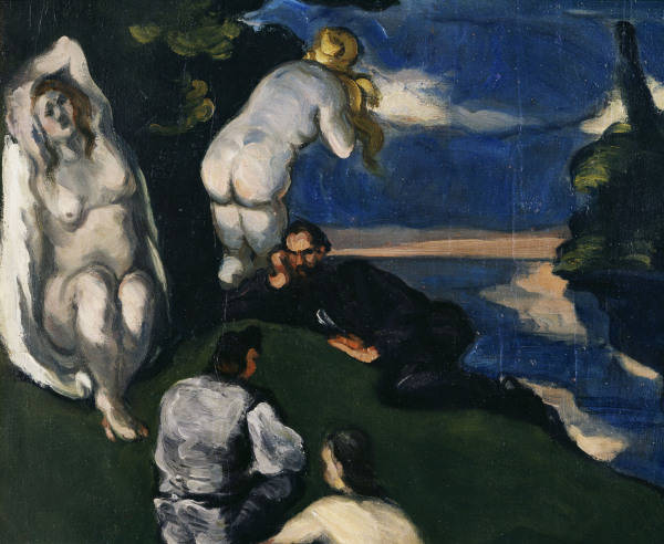P.Cezanne, / Pastoral / Detail a Paul Cézanne
