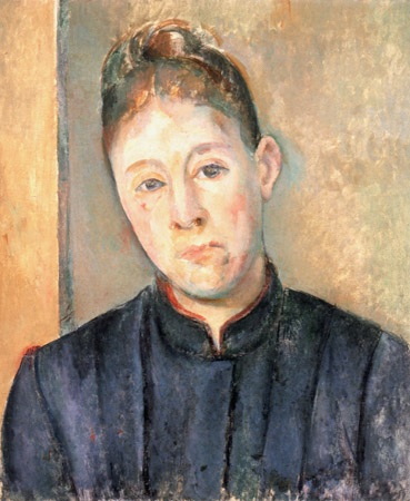 Portrait madam Cezanne lll. a Paul Cézanne