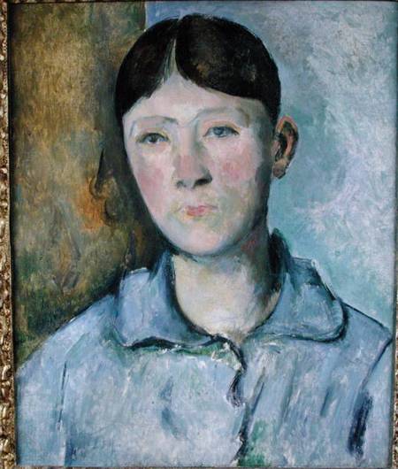 Portrait of Madame Cezanne a Paul Cézanne