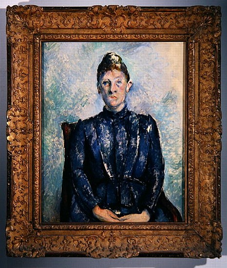 Portrait of Madame Cezanne, c.1890 a Paul Cézanne