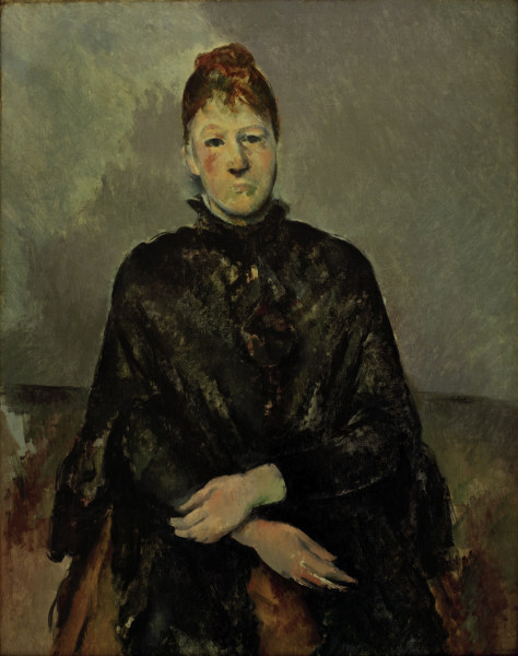 Portrait Madame Cezanne a Paul Cézanne