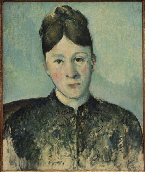 Portait of Madame Cézanne a Paul Cézanne